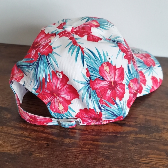 Boston Celtics Sharon Red Florial '47 Woman's Adjustable Clean Up Cap Hat - Picture 4 of 8